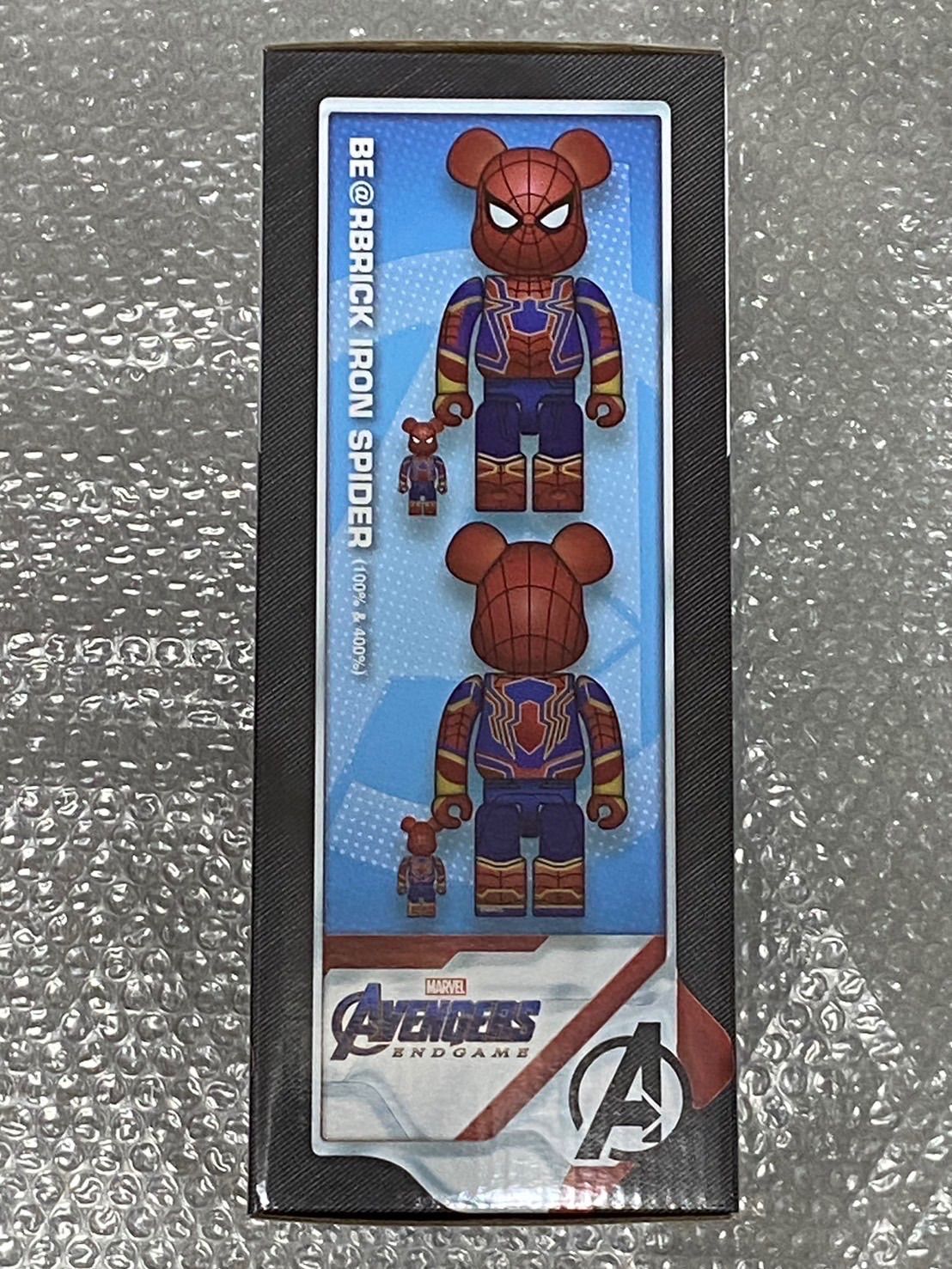 BE@RBRICK　 IRON SPIDER 100％ & 400％ BE@RBRICK 400% & 100% IRON SPIDER SPIDER-MAN Bearbrick from