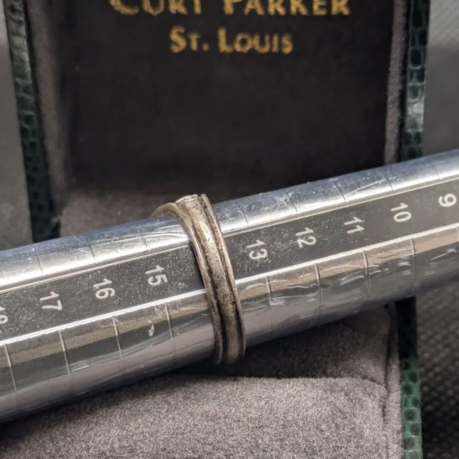 LGB社 スターリングシルバー 925 14号 カレッジリング 1983年 7g LGB社 スターリングシルバー 925 1983年 カレッジリング 14号 7g
