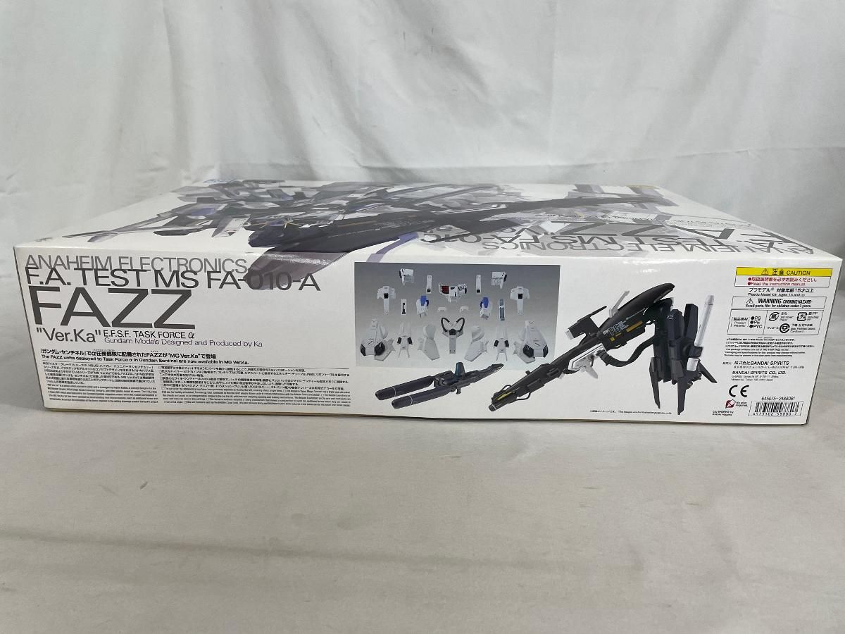 未開封 ガンプラ 1/100 MG FAZZ ver.ka 未開封 ガンプラ 1/100 MG FAZZ ver.ka