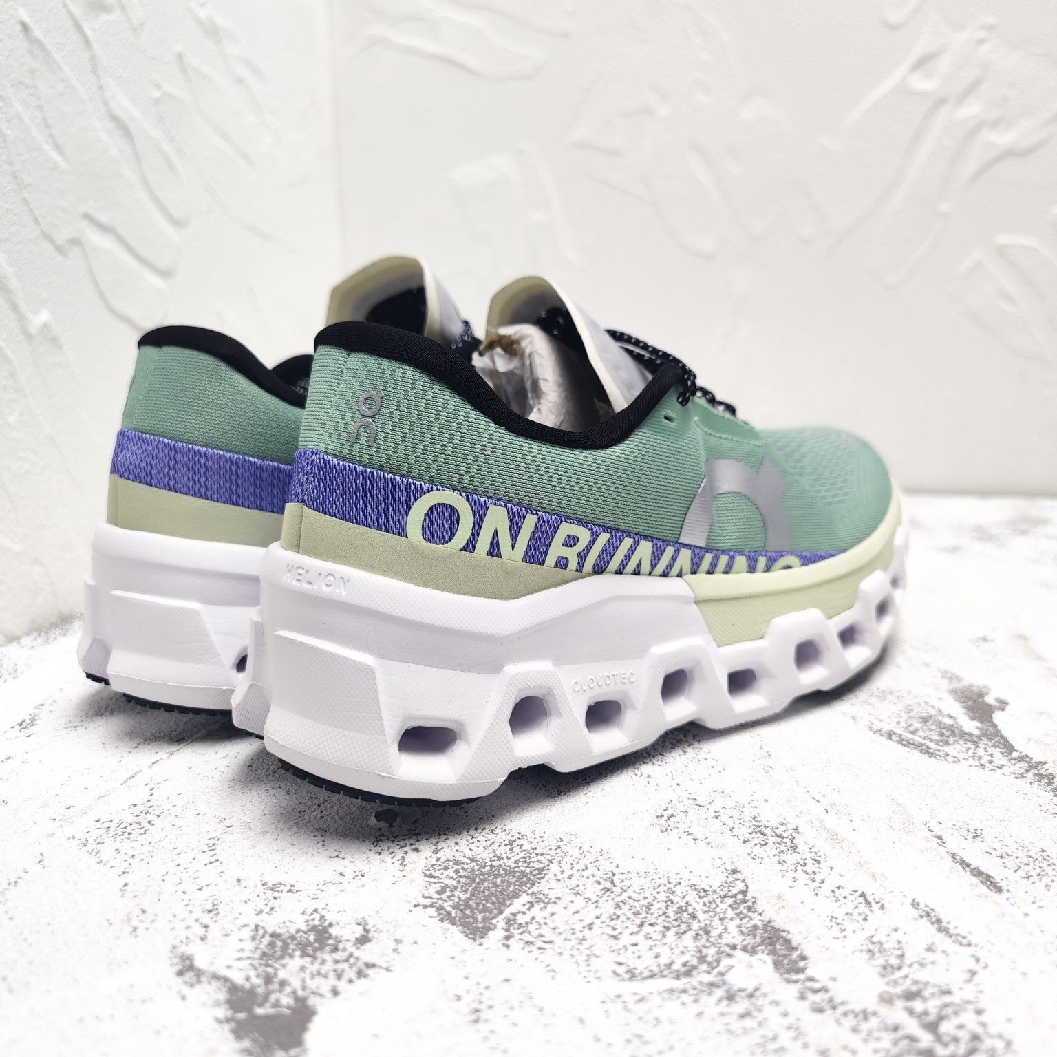 ON cloudmonster 2ランニングシューズ グレー/ミント オン（On）（メンズ）ランニング ジョギングシューズ