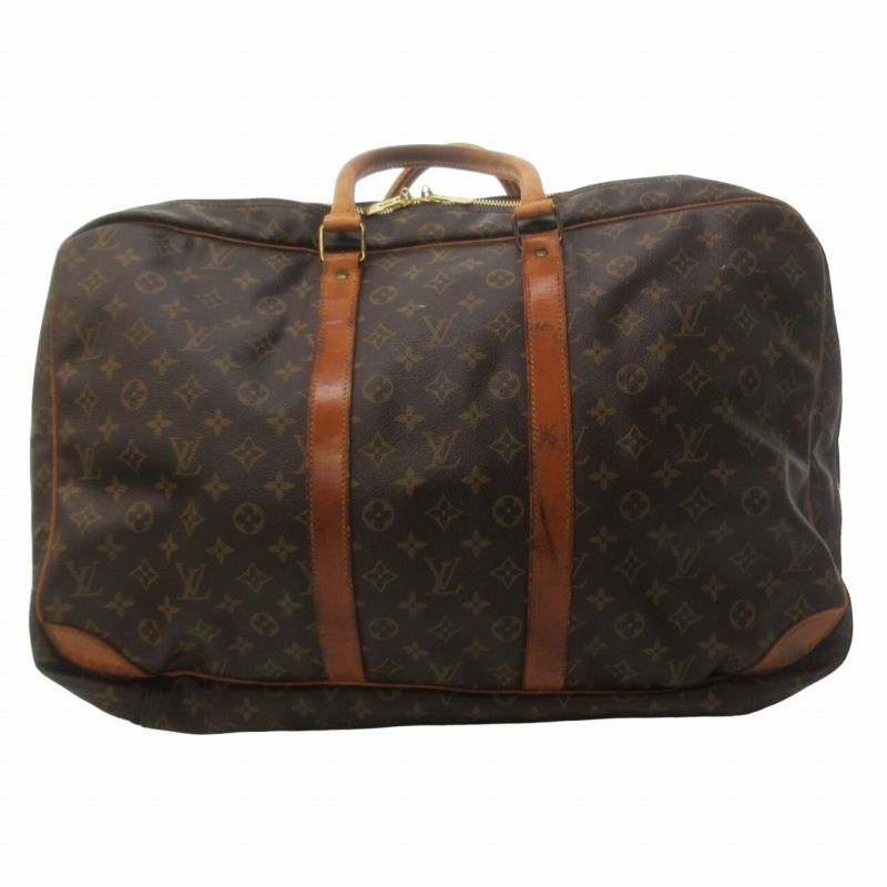 ルイヴィトン LOUIS VUITTON M41404 シリウス55 トラベルバッグ ボストンバッグ モノグラム PVC×レザー ゴールド金具 茶色 ブラウン STK