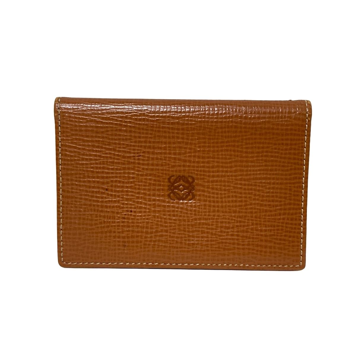 LOEWE ロエベ 名刺入れ - ブラウン レザー