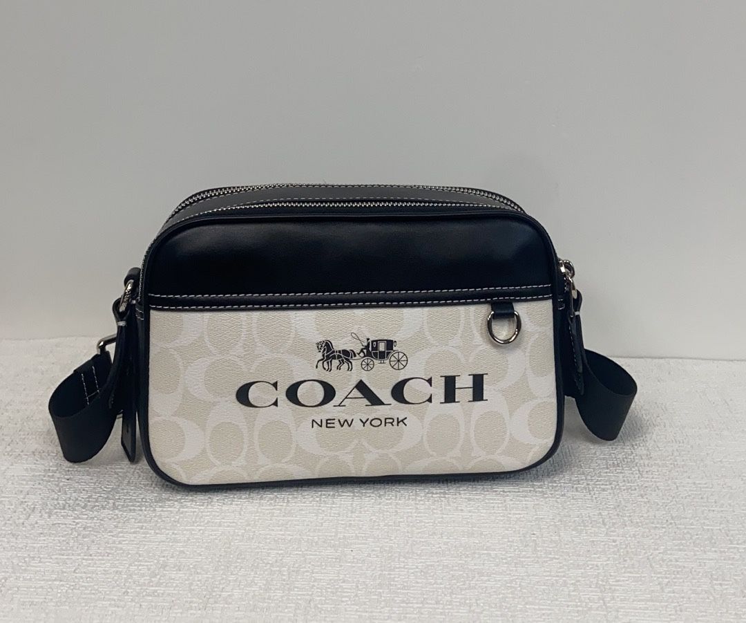 新作 2024 コーチ バッグ COACH  CP062 メンズ ショルダーバッグ ボディバッグ シグネチャー グラハム クロスボディー 斜めかけバッグ