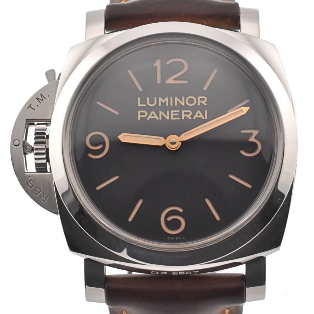 パネライ PANERAI PAM00557  ルミノール1950  レフトハンド 手巻き メンズ美品箱付き K#131669