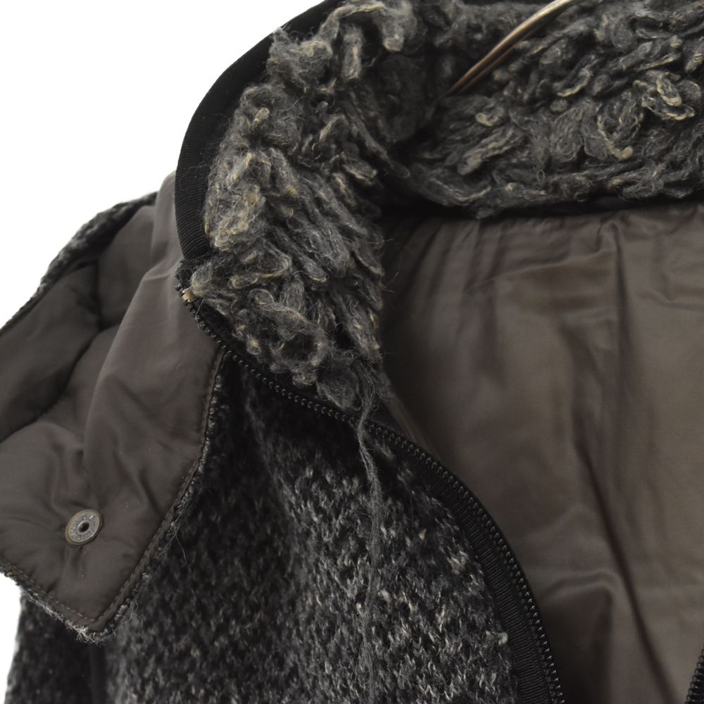 sacai サカイ ALPACA WOOL KNIT HOODED JACKET sacai サカイ ALPACA WOOL KNIT HOODED JACKET