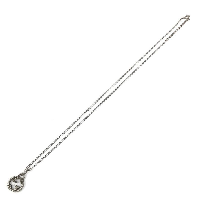 品 GUCCI グッチ インターロッキング ペンダント ネックレス 455535 182-251014-na-04-tag