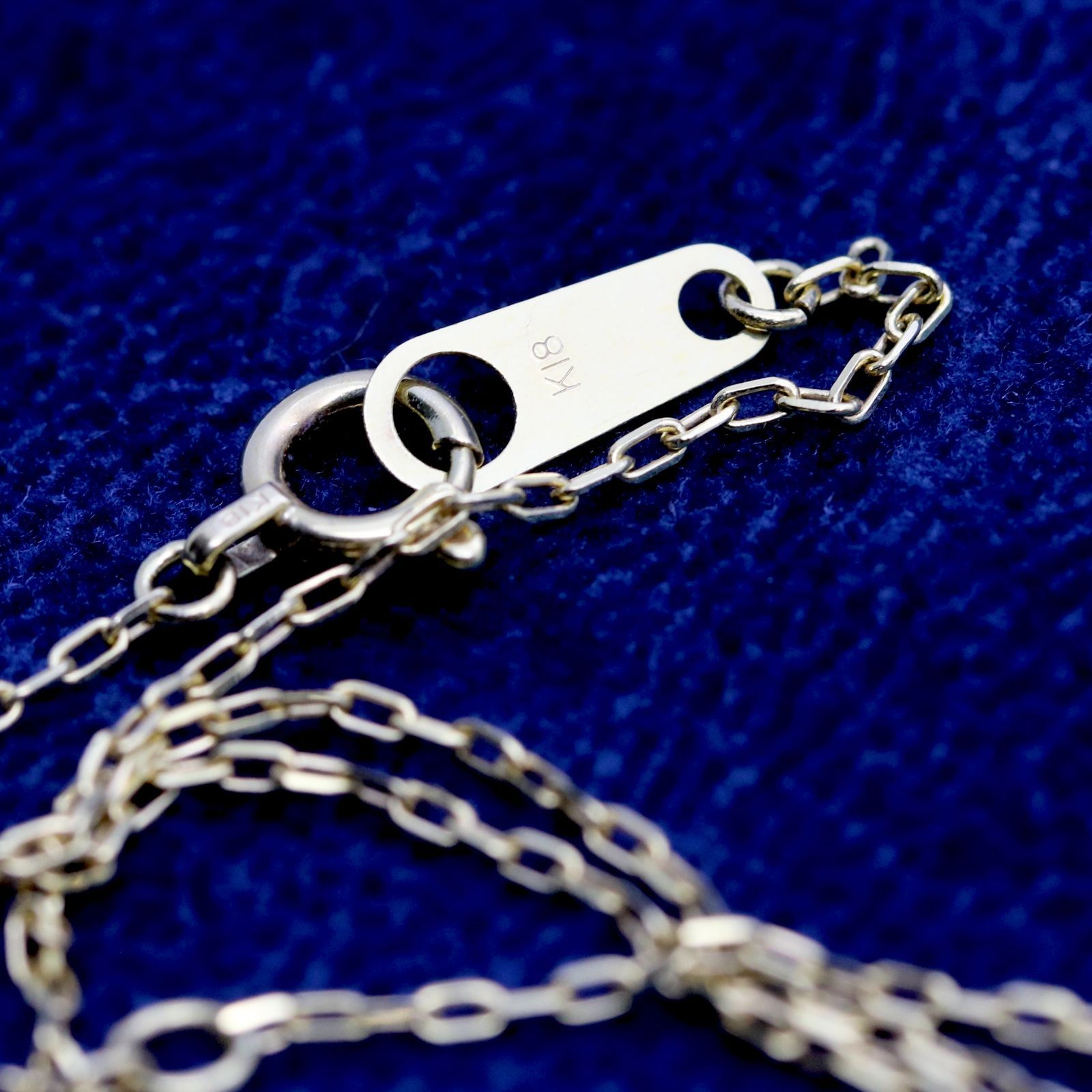 ベルシオラ ネックレス K18 ダイヤモンド 0.06ct バゲット