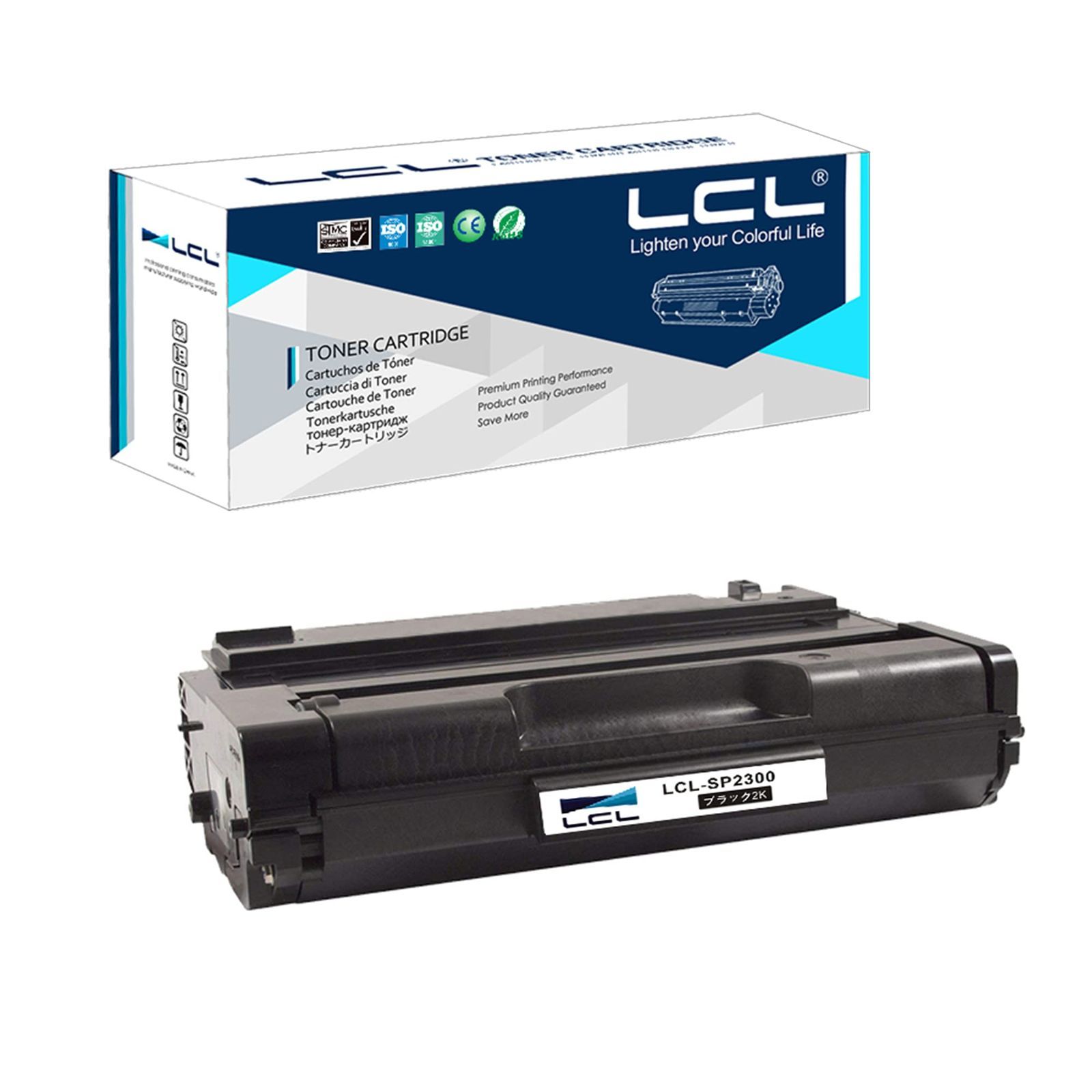 LCL RICOH用 リコー用 SP 2300 SP 2300L SP 2300SFL (1パック ブラック) 互換トナーカートリッジ 対応機種：Ricoh SP 2300L SP 2300SFL