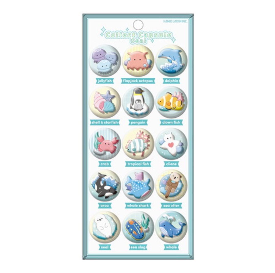 カミオジャパン コレクトカプセルシール5種セット【セット販売
