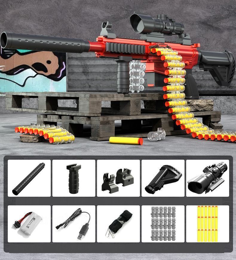 スポンジ銃 おもちゃ 電動 ショットガン 男の子 プレゼント