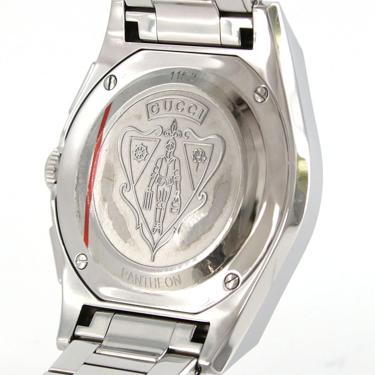 グッチ パンテオンクロノ 115.2/YA115235 SS クォーツ - メルカリ 