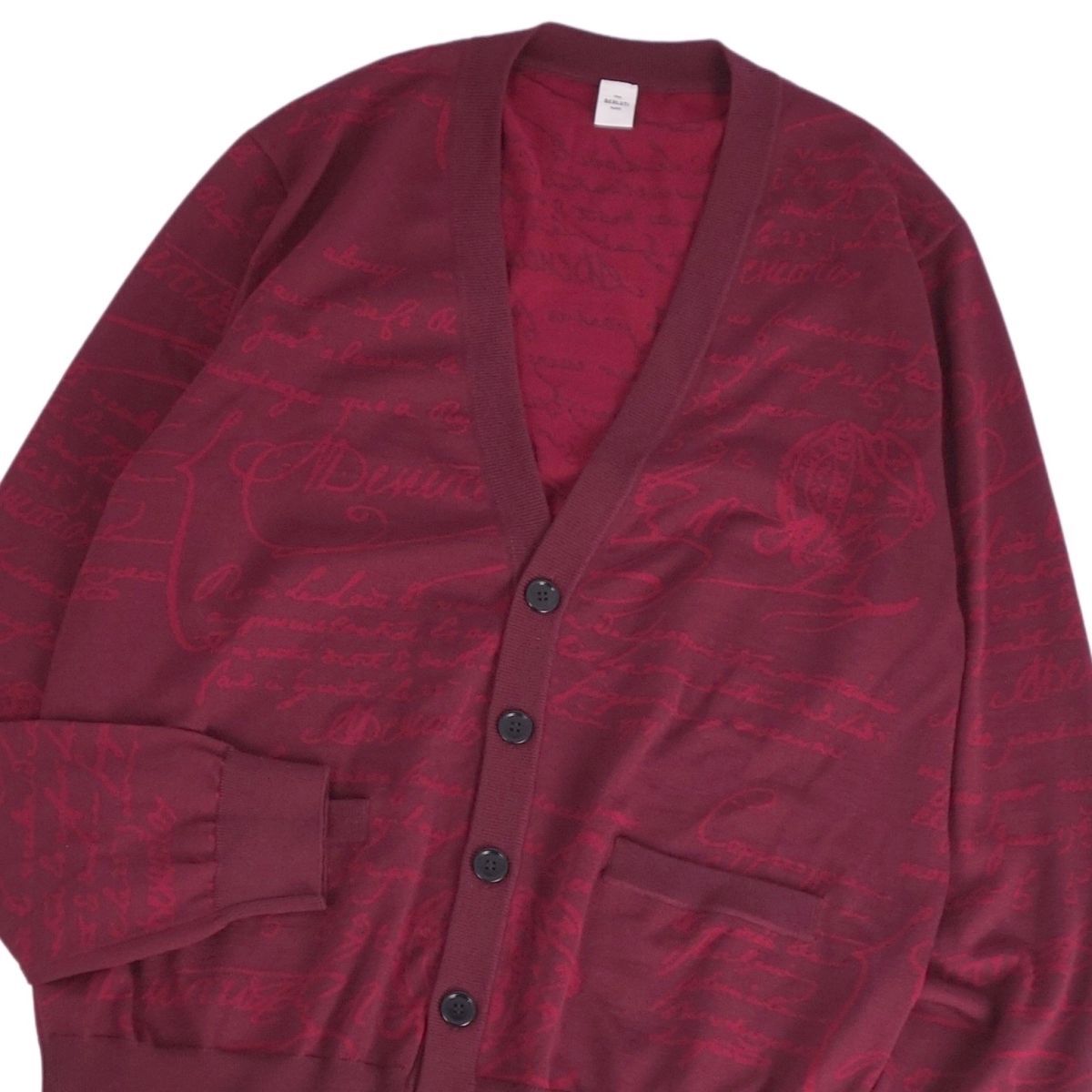極美品 ベルルッティ Berluti カーディガン ニット カリグラフィ