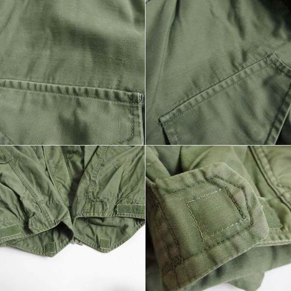 70s-80s 希少サイズ S-S程度 実物 米軍 M-65 3rd フィールド