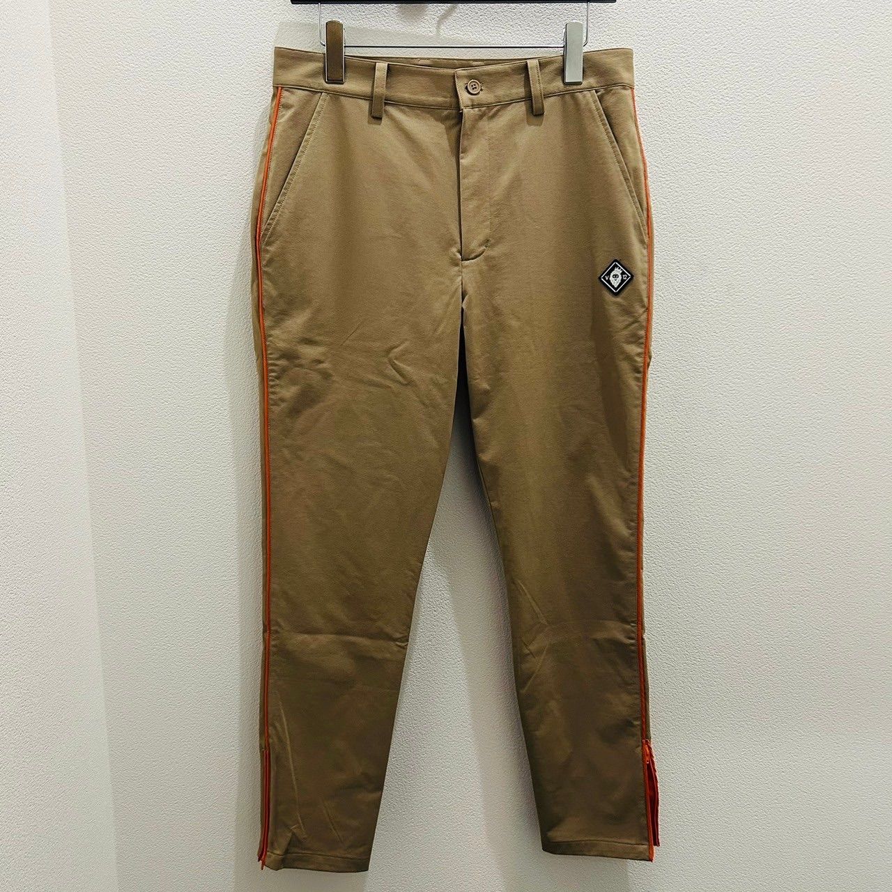 【40%OFF】 V12 V-12 V122120-PN08_02 定価26,400円 パイピングパンツ PIPING PANTS ベージュ ブラック パンツ メンズ ゴルフウェア M L XLサイズ