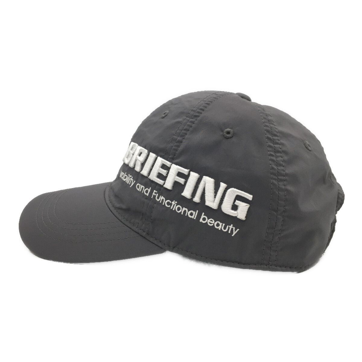 新品未使用　BRIEFING ブラックキャップ 新品 黒 ブリーフィング キャップ 帽子 ジェット JET CAP 防水