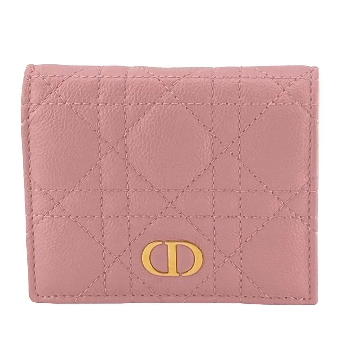 中古】 Christian Dior クリスチャン・ディオール CARO ミニウォレット 