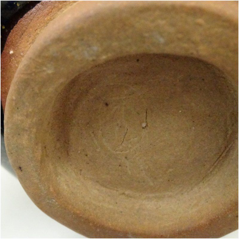 作家物 斑唐津茶碗 茶道 抹茶 おしゃれ 抹茶茶碗 抹茶碗 和食器 レトロ