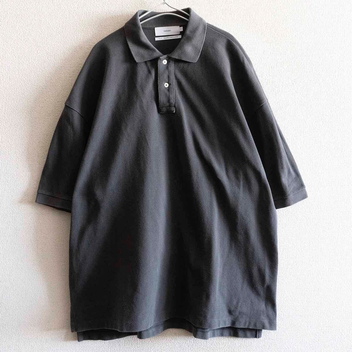 【美品】Graphpaper【Cotton Pique Jersey S/S POLO】ポロシャツ グラフペーパー 25011142