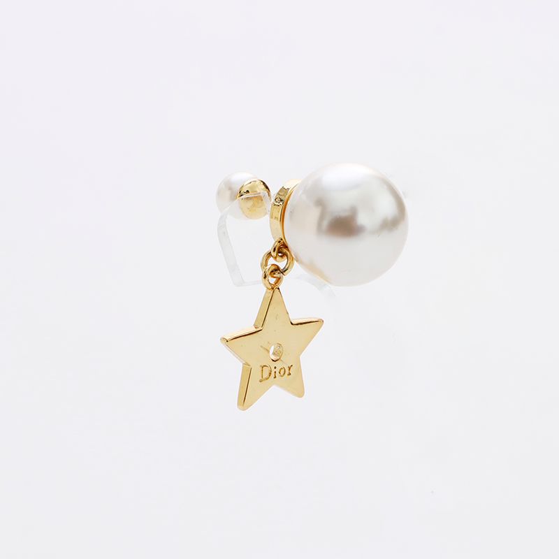 Christian Dior クリスチャンディオール ピアス トライバル パール