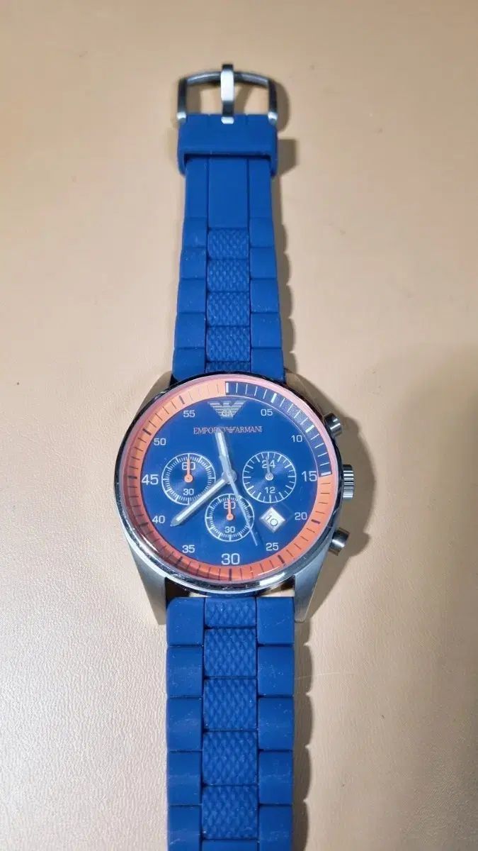 中古品】エンポリオアルマーニ 腕時計 メンズ ブルー文字盤 | AKH 