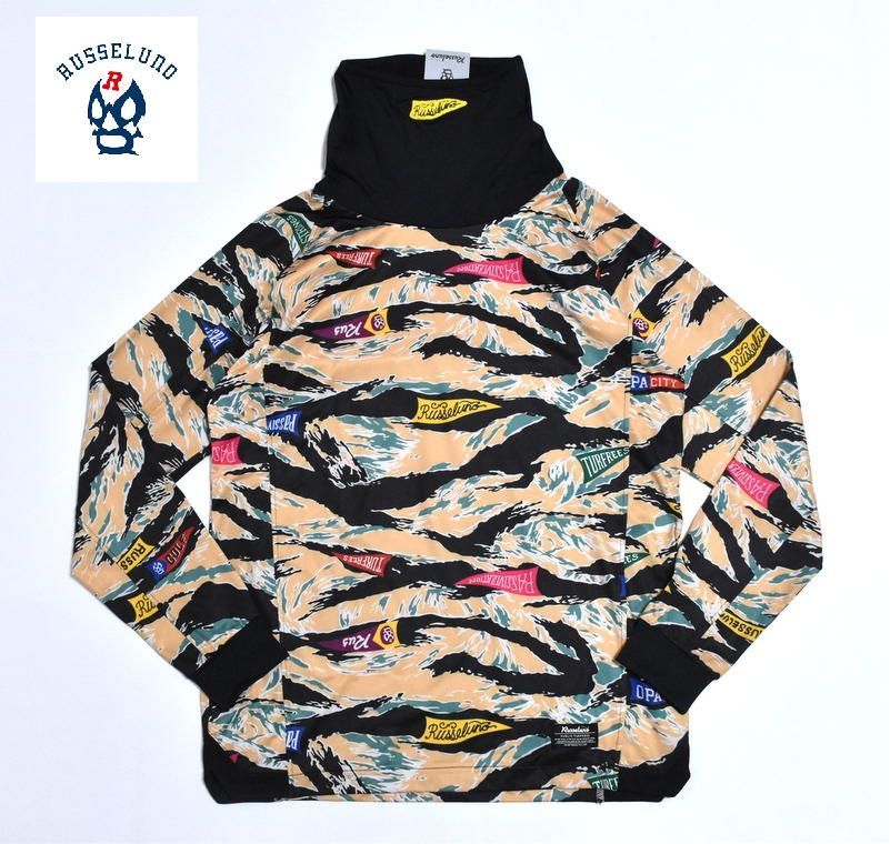 新品 ラッセルノ ゴルフ STITCH MASK HIGHNECK LS 6(XL) RS