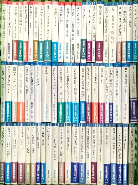 岩波文庫　緑　まとめて　100冊 岩波書店 本棚岩波文庫1000冊の本棚を映しながら普通に雑談をします！読書･文学