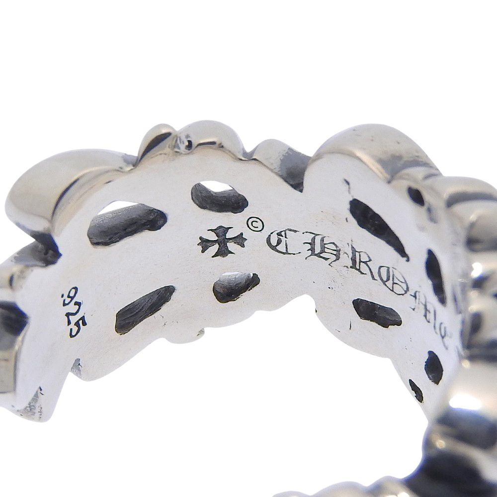 クロムハーツ　 DBL FLRL CRSリング CHROME HEARTS クロムハーツ（原本有） DBL FLRL CRS RING