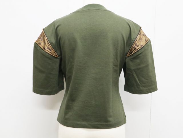 ルイヴィトン LOUIS VUITTON モノグラム ジッパー スリーブ Tシャツ