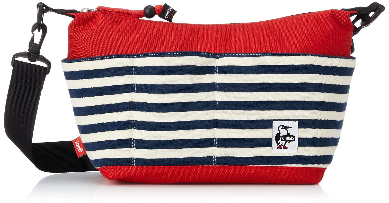 色: Navy Border/Tomato】チャムス Bag Collect - selectS big dandy