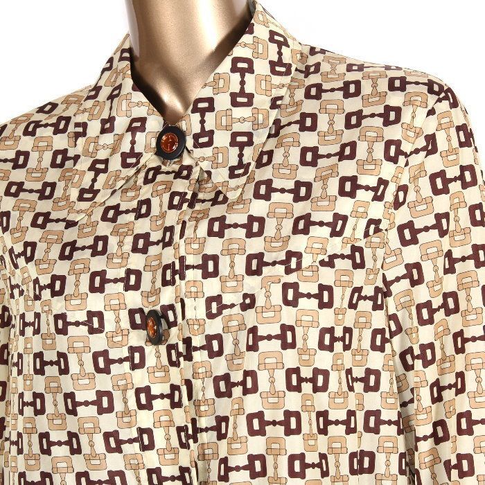 グッチ ホースビット ナイロン コート 752387 ZANVO 9198 GUCCI グッチ ホースビット プリント ナイロン コート 752387