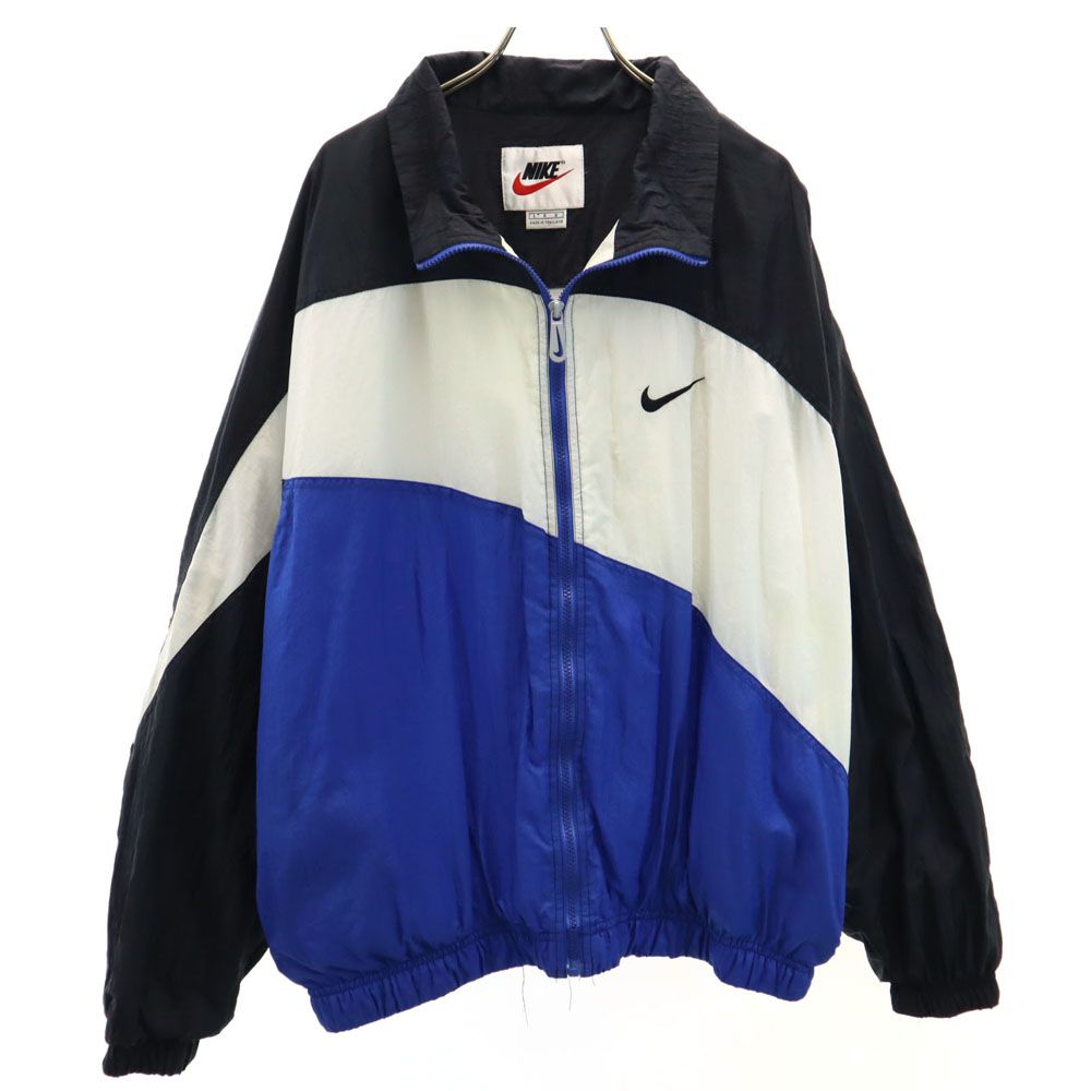 ナイキ 90s 00s 白タグ オールド ナイロンジャケット L ブラック