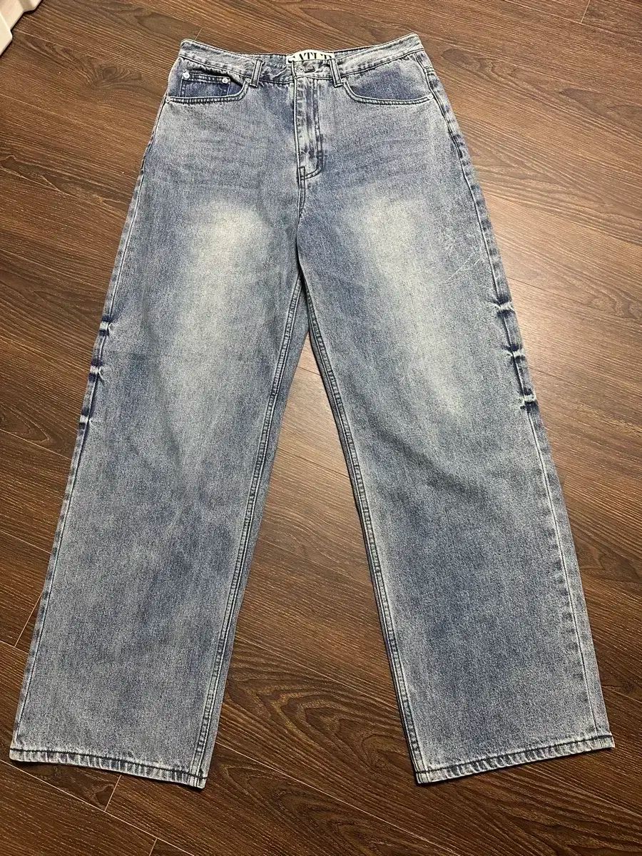 ほぼ SATUR セター ワイド デニムパンツ M
