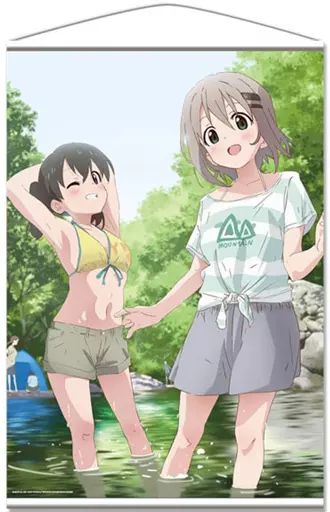 【】タペストリー あおい＆ひなた B1タペストリー 「ヤマノススメ おもいでプレゼント」