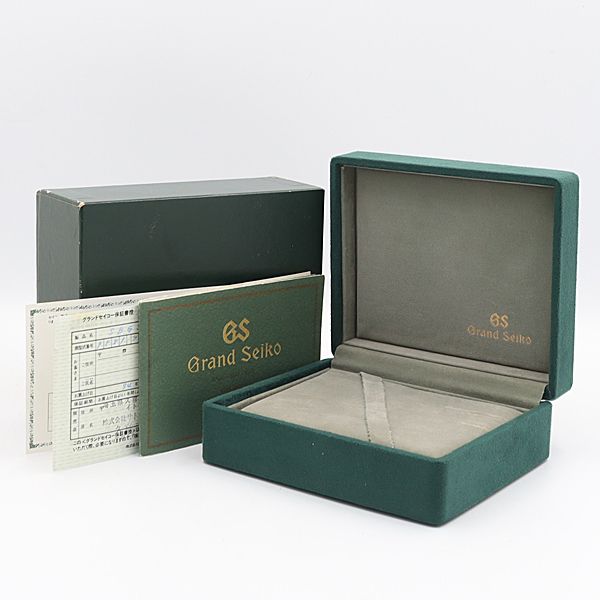 外箱/保/説明書付 良品 セイコー グランドセイコー 空箱/BOX グリーン