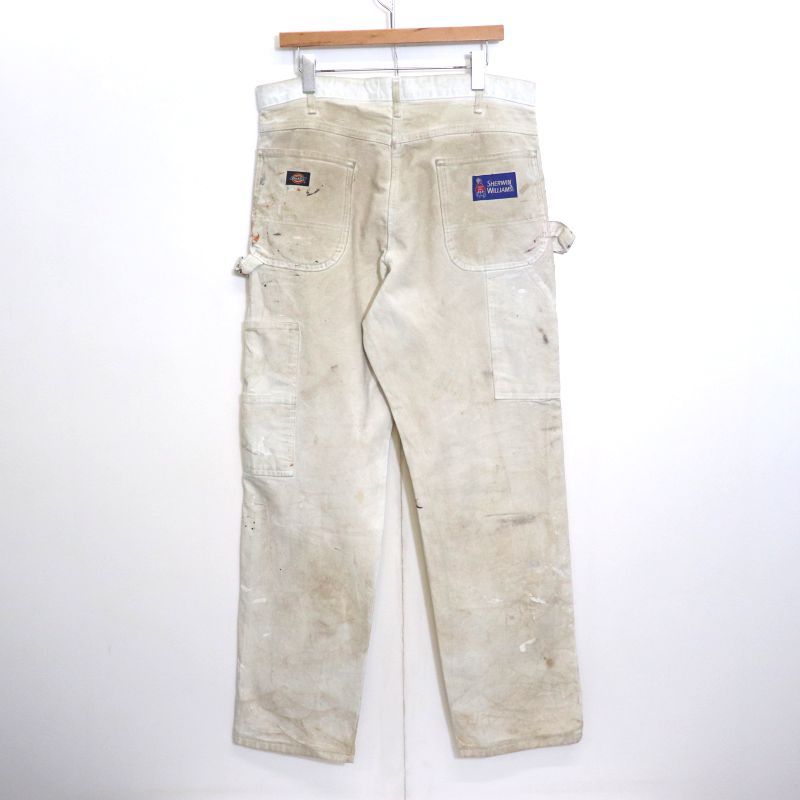 00s Dickies ダブルニーペインターパンツ 36×32 ペンキ ホワイト 00s Dickies ダブルニーペインターパンツ 36×32 ペンキ ホワイト