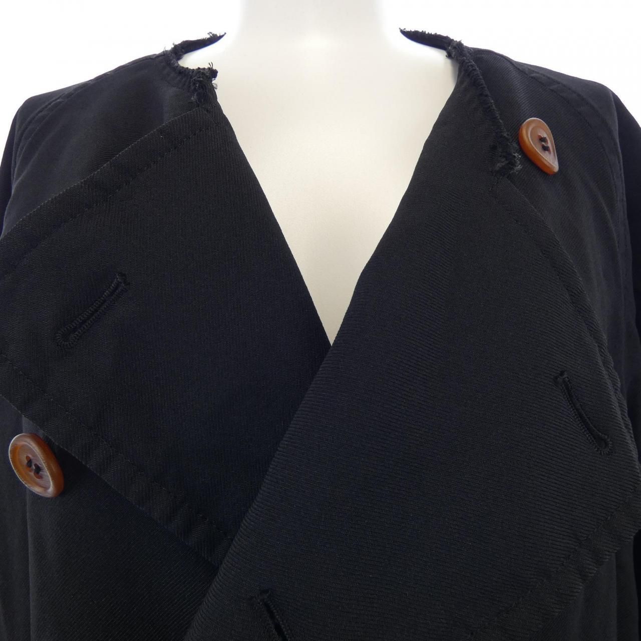 ❤ ブラックコムデギャルソン BLACK GARCONS トレンチコート