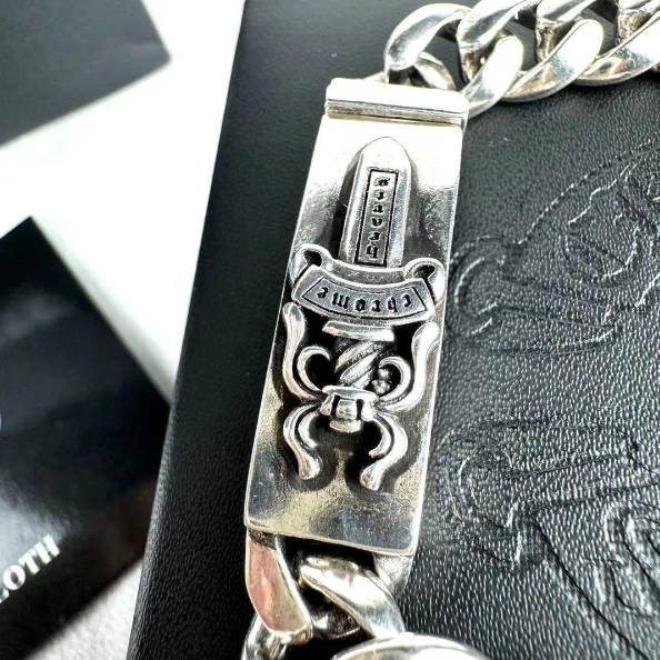 即発・ クロムハーツ Chrome Hearts　ブレスレット 925シルバー