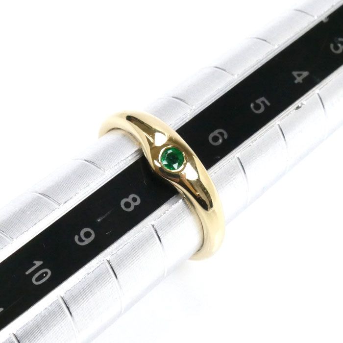 TIFFANY&Co. ティファニー K18YG イエローゴールド カーブドバンド
