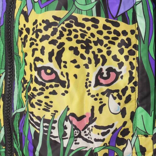 GUCCI＊ナイロンジャケットマルチカラー 576968 タイガー 総柄