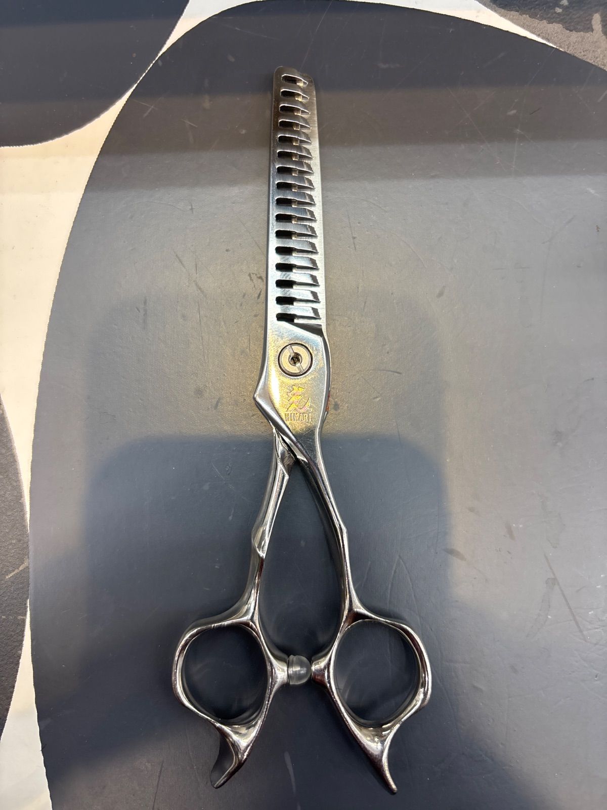 美品 光セニングシザー S-21M 6インチ sev cosmos ヒカリ SEV COSMOS