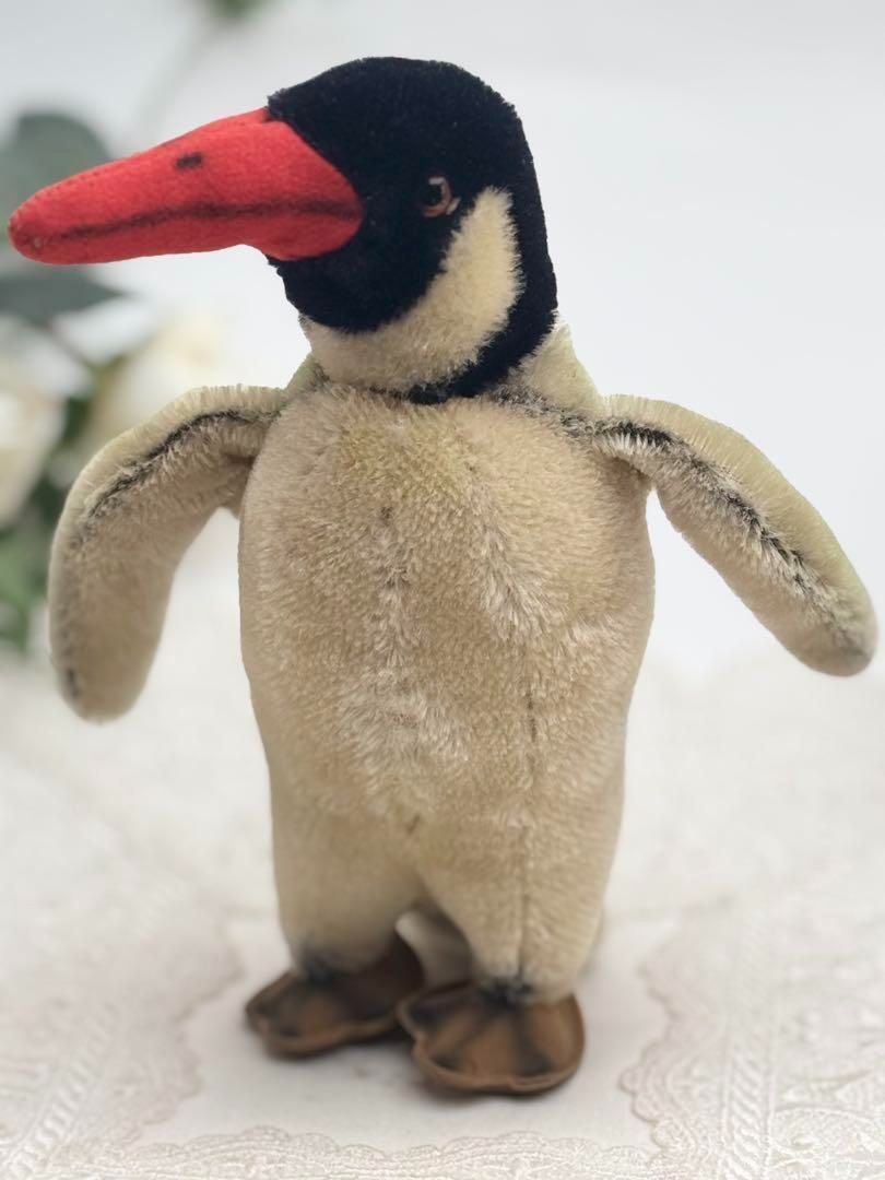 シュタイフ Peggy Penguin 22cm ペンギンのペギー ビンテージ アンティーク Steiff STEIFF