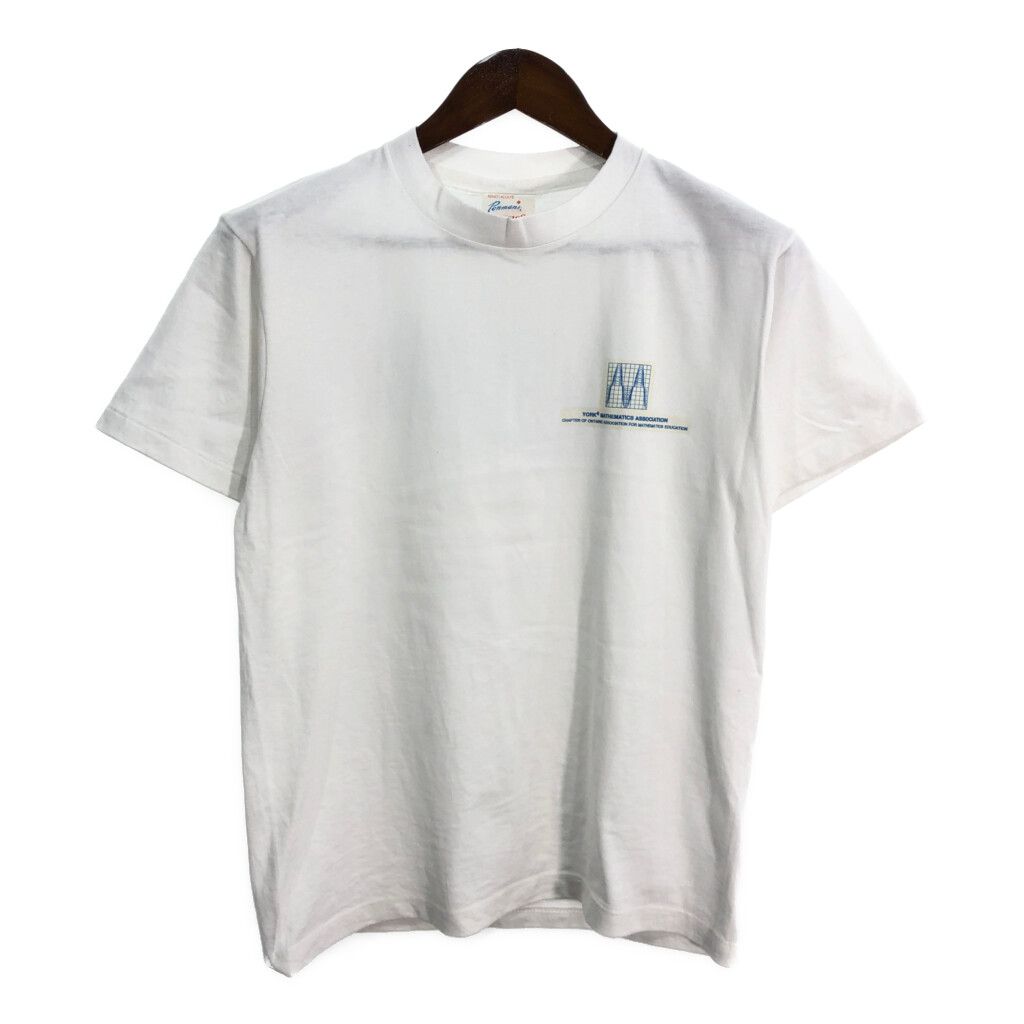80年代 カナダ製 panmans 半袖Ｔシャツ ホワイト(メンズ) 中古 古着 R3137