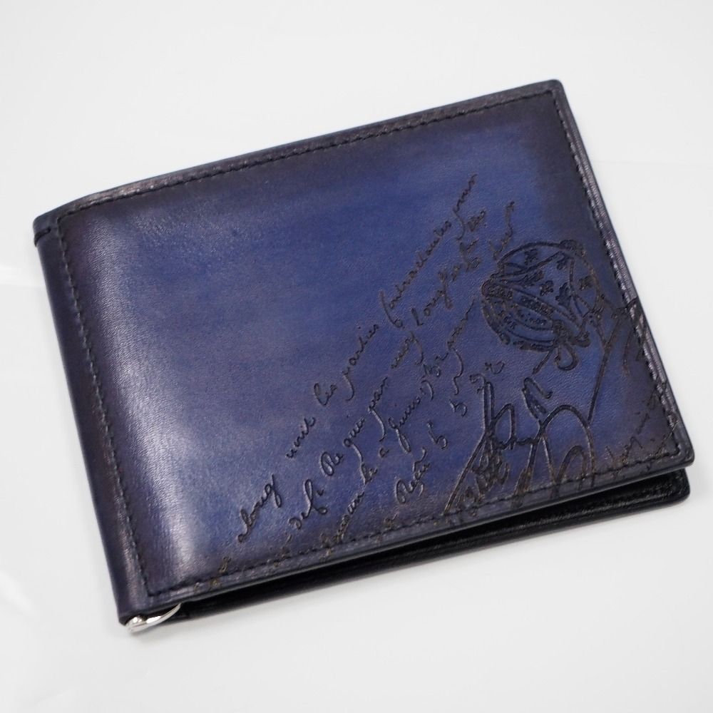 ✨美品✨】ベルルッティ カリグラフィ エベネ マネークリップ