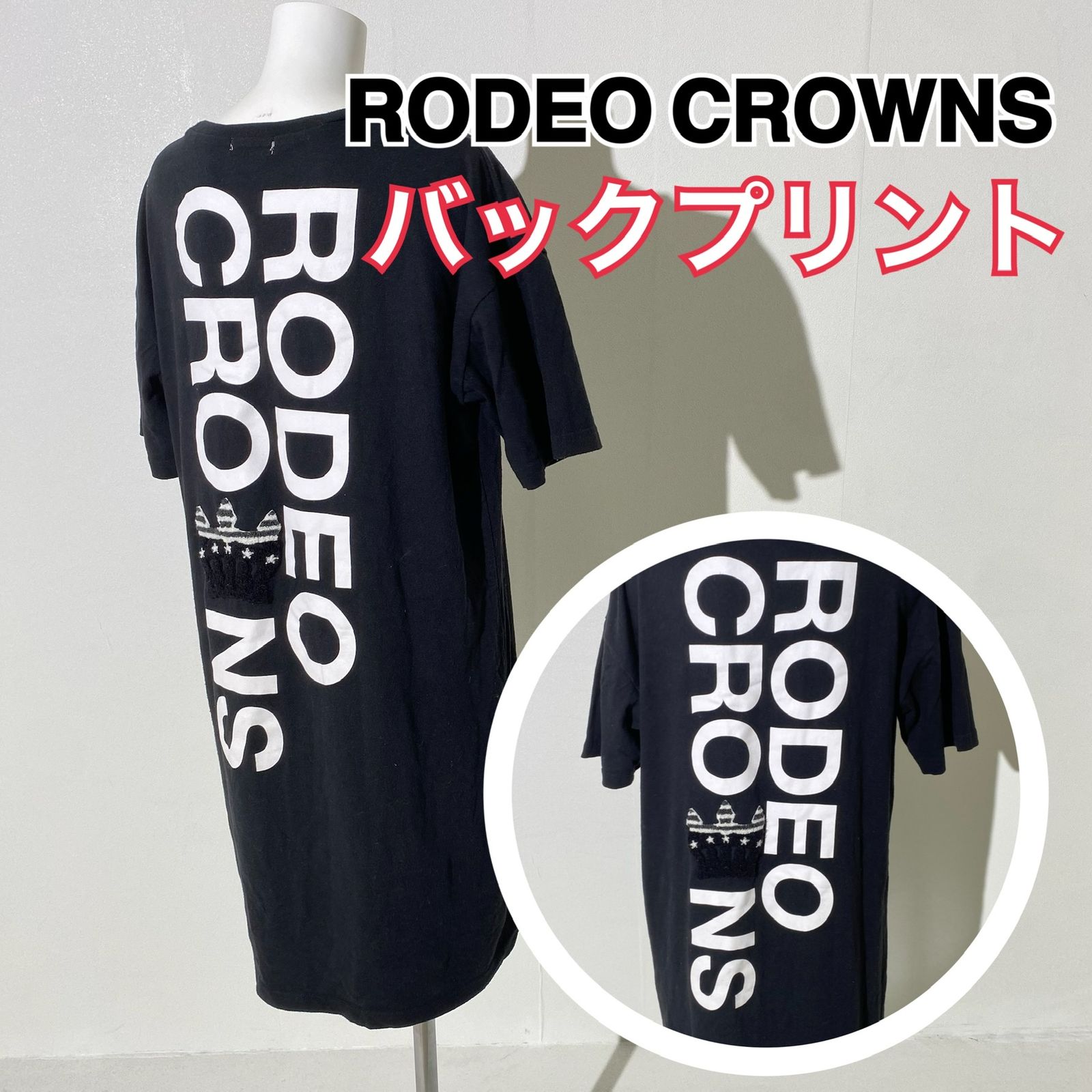 ロデオクラウンズ 半袖 トレーナー Tシャツ レディース トップス