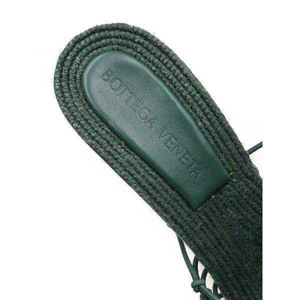 BOTTEGA VENETA ラフィア ミュール ボッテガ ヴェネタ ラフィア 編込み ミュール ヒール サンダル
