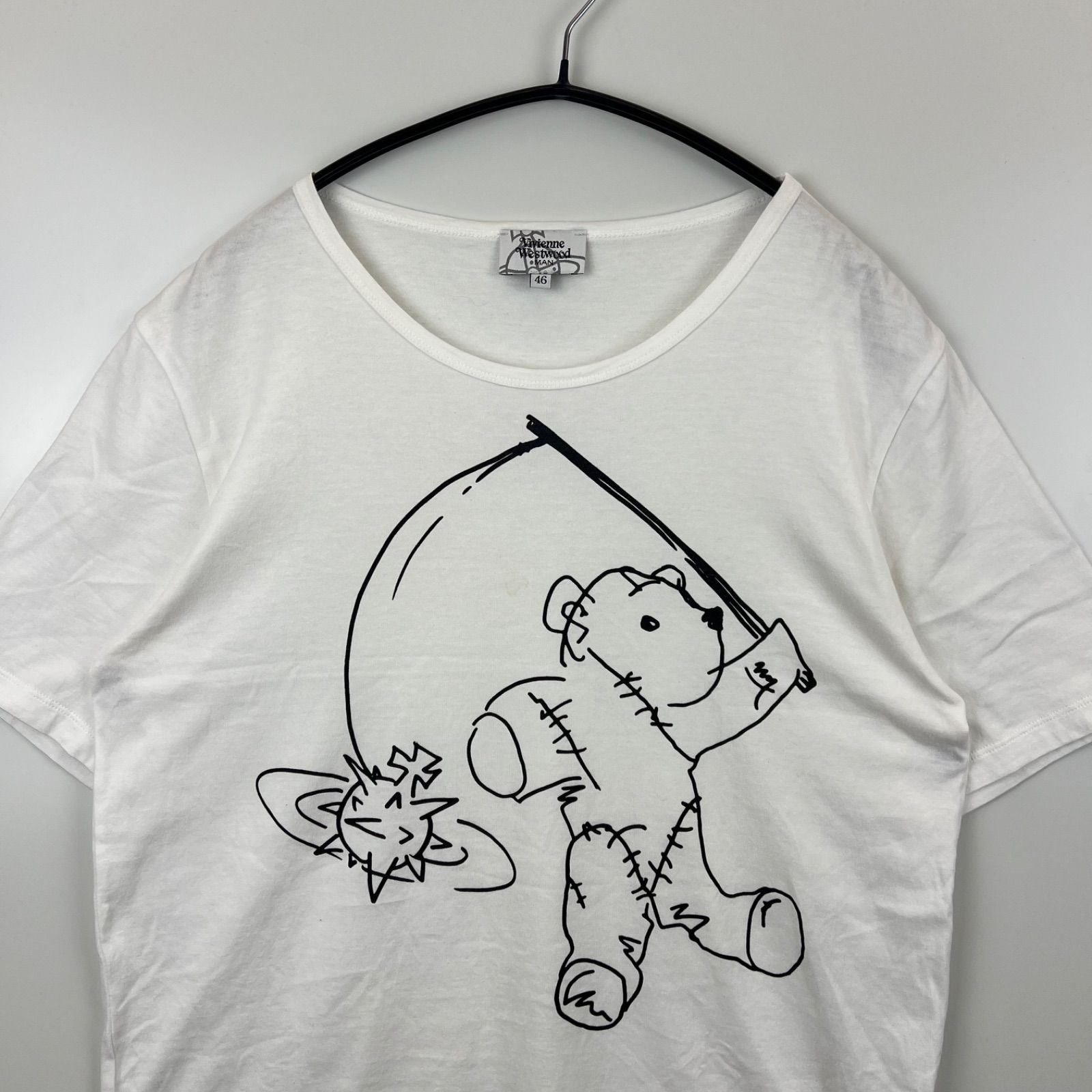 vivienne westwood MAN ORB bear tee shirt asymmetry 46 ヴィヴィアン
