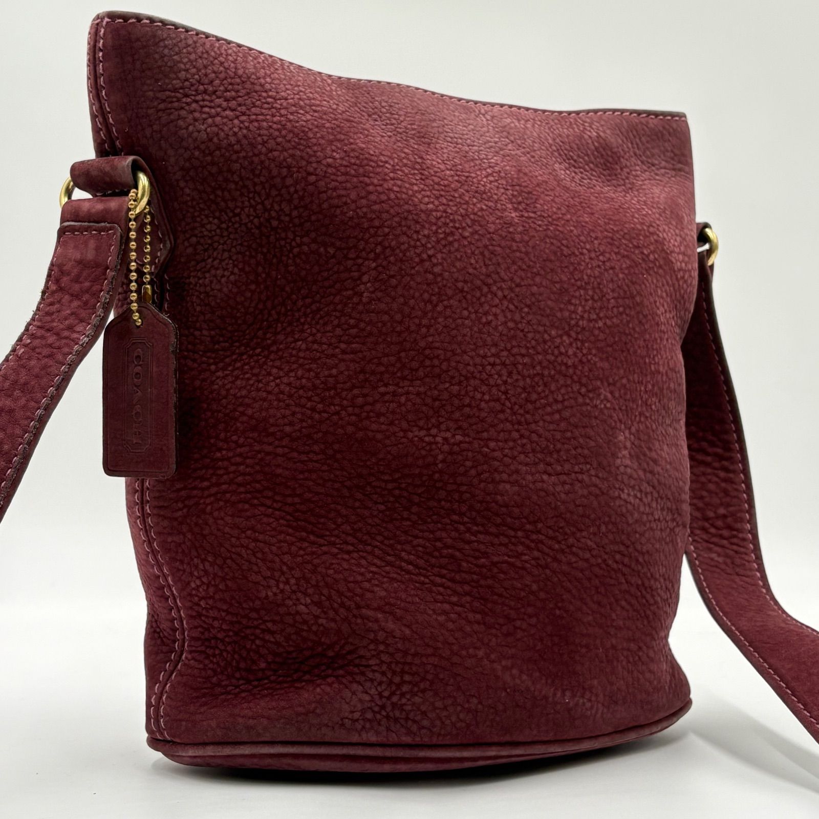 希少色 美品○COACH オールドコーチ 4933 バケツ ショルダーバッグ 
