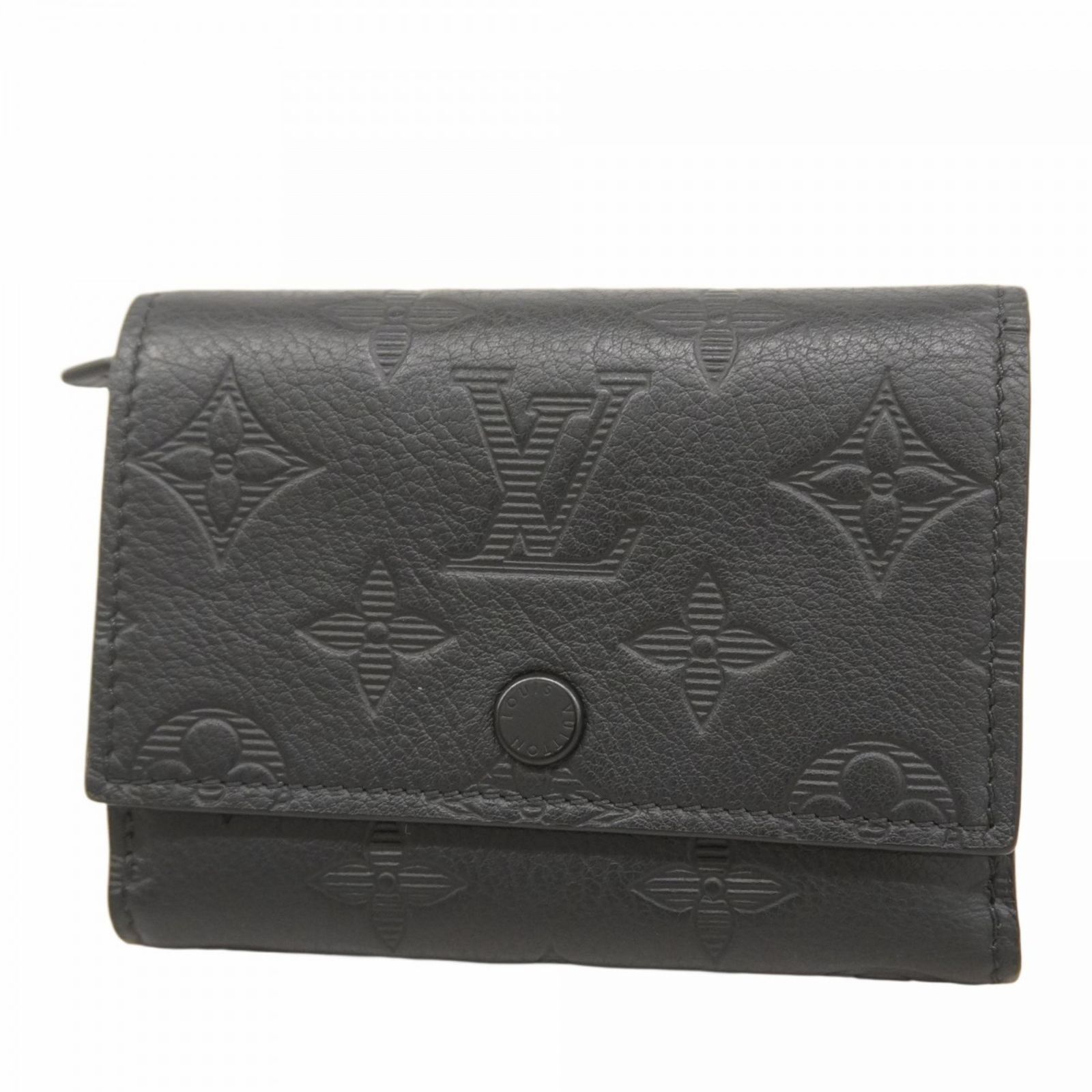 ルイ ヴィトン Louis Vuitton ルイ ヴィトン 三つ折り財布 モノグラム シャドウ ヴィクターウォレット M12635 ブラックメンズ