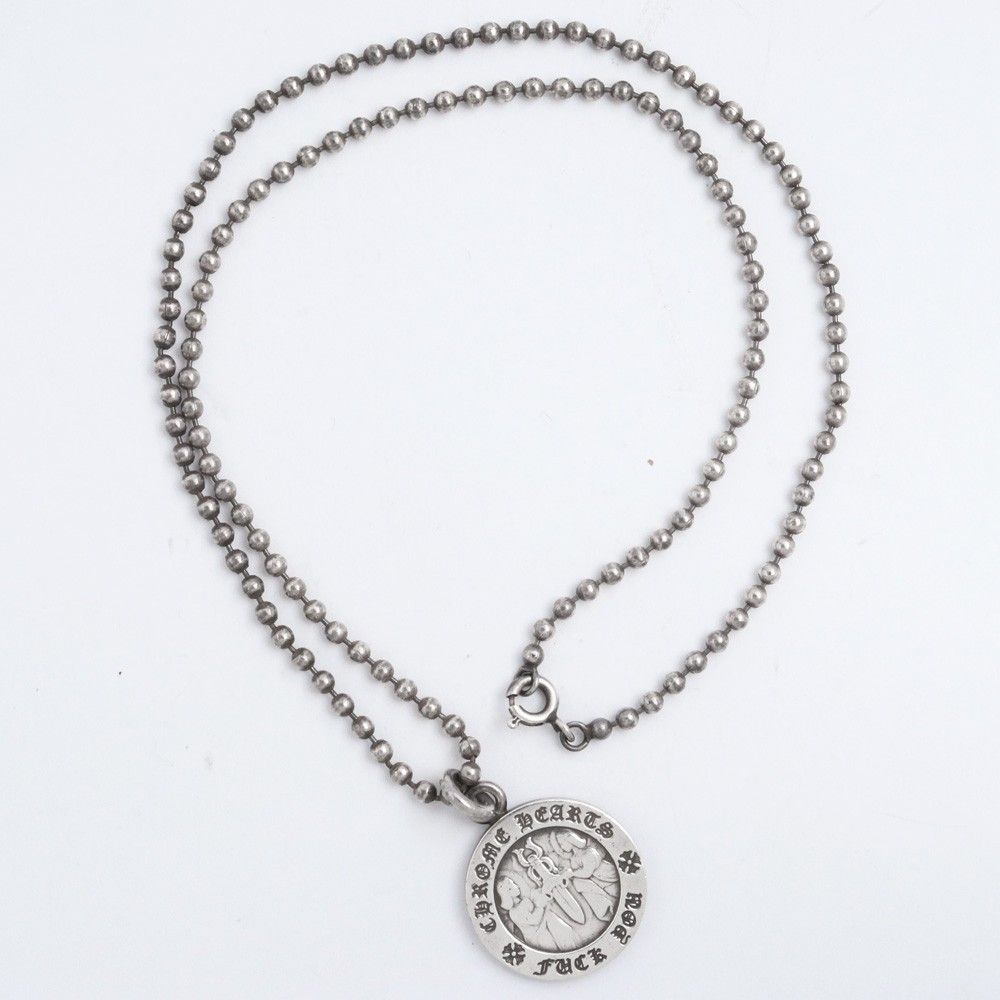 CHROME HEARTS エンジェルメダルチャームV1 シルバー - メルカリ
