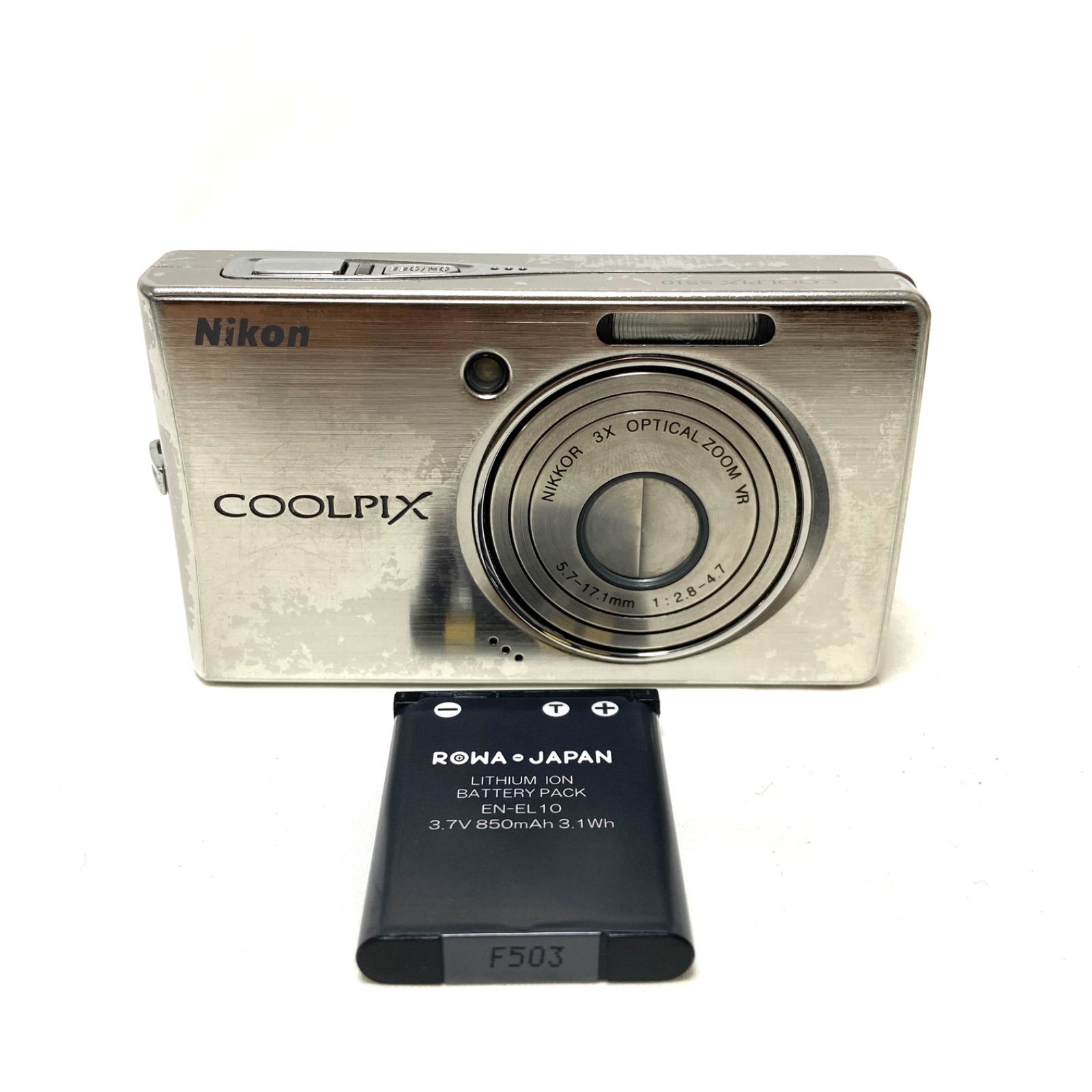 Nikon COOLPIX S510 ニコン クールピックス シルバー コンパクト